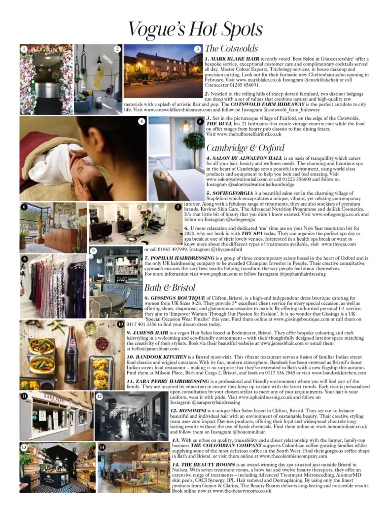 Vogue January 2020 article